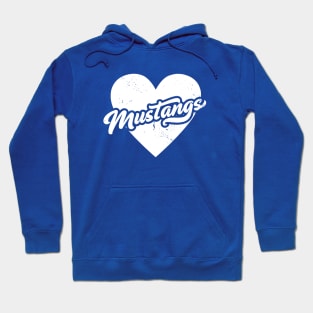 Vintage Mustangs School Spirit // High School Football Mascot // Go Mustangs Hoodie